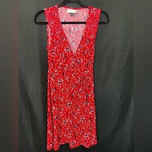 👗 NWOT Universal Thread Red Print Wrap Sundress – Women’s Small